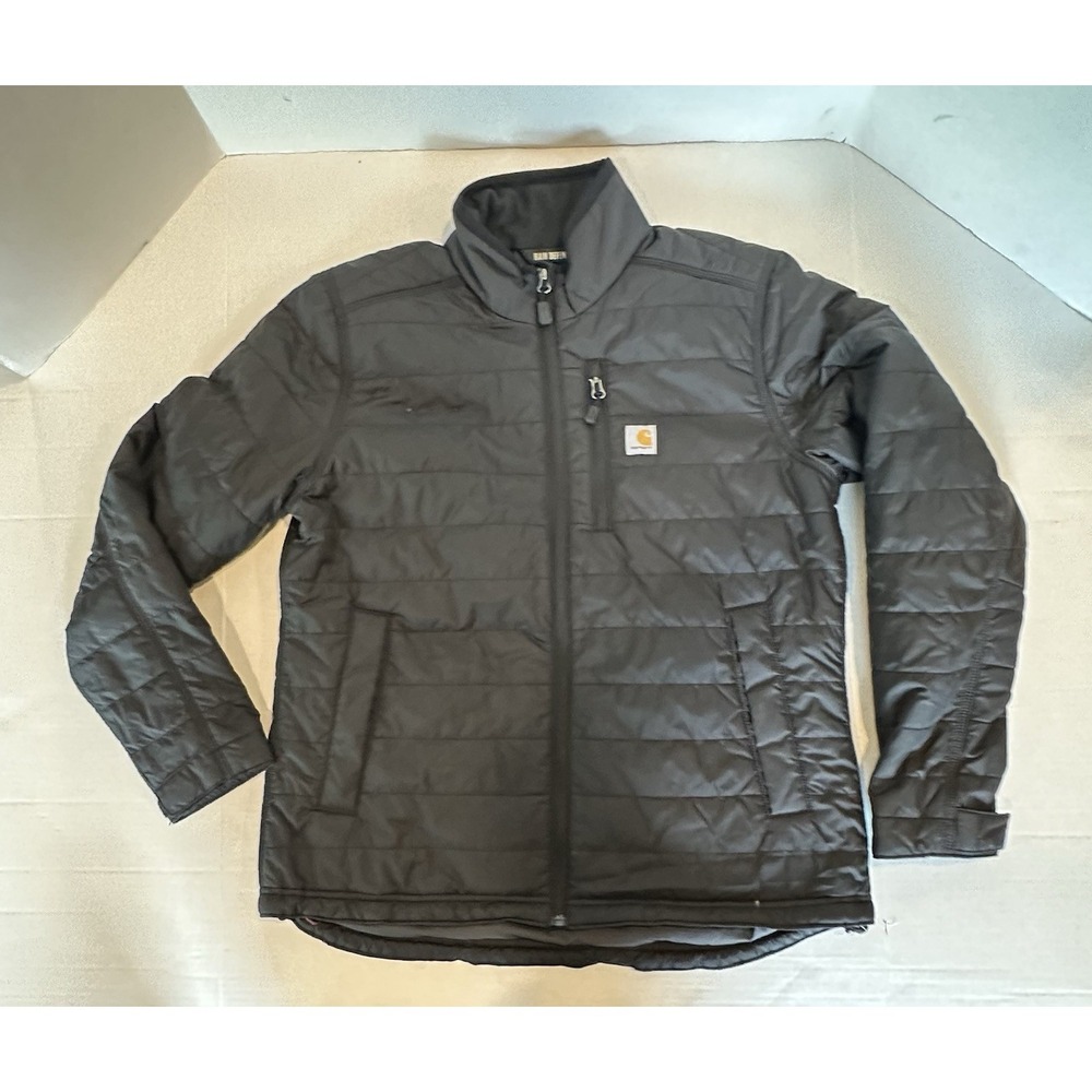 Carhartt Rain Defender Jacket Relaxed Fit Full Zip Women's Medium 8/10 Black